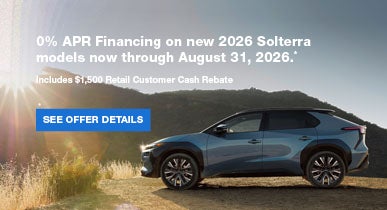 Solterra | Dutch Miller Subaru in Charleston WV