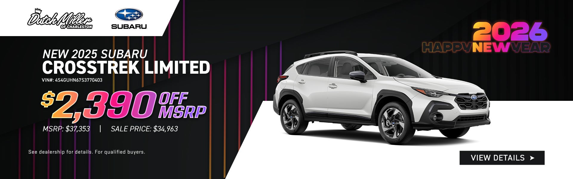 New 2025 Subaru Crosstrek Limited 