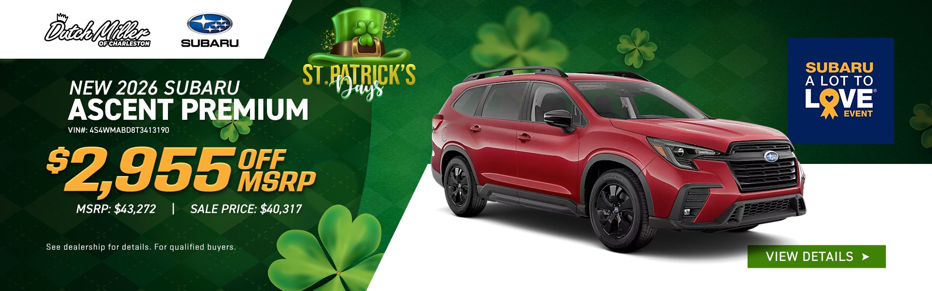 New 2026 Subaru ASCENT Premium 7-Passenger