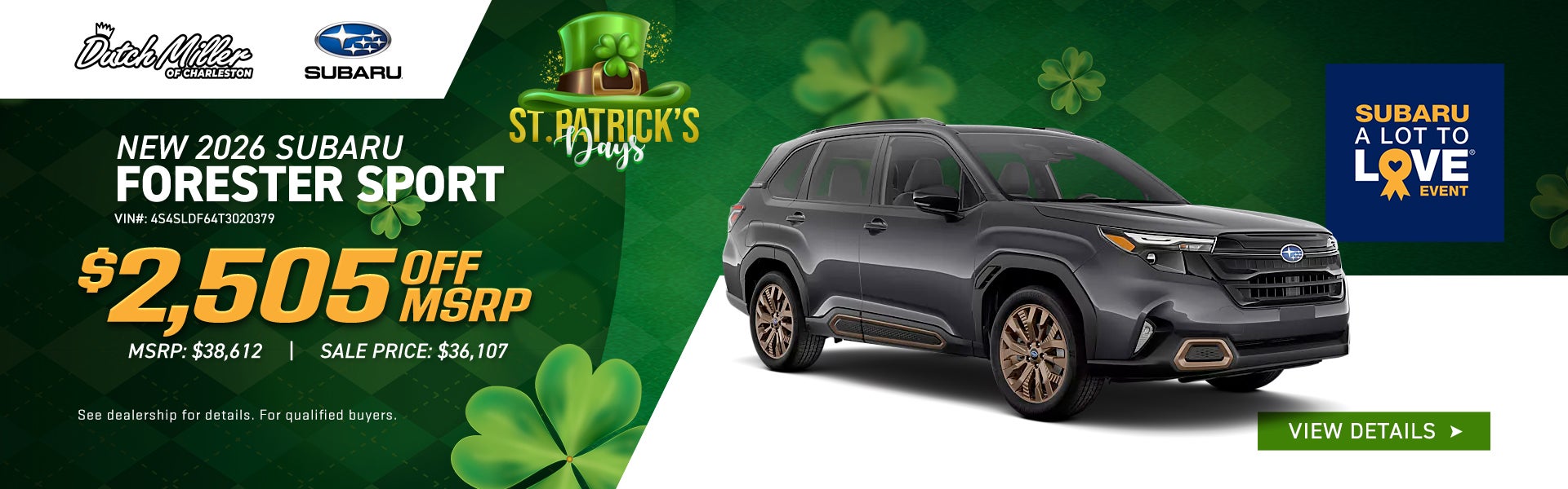 New 2026 Subaru FORESTER Sport 