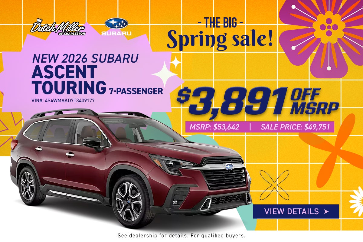 New 2026 Subaru Ascent Touring