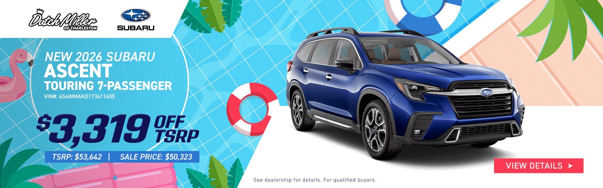 2026 Subaru Ascent Touring 7-Passenger