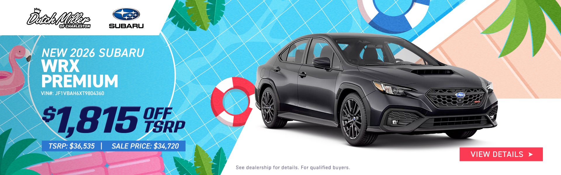 New 2026 Subaru WRX Premium