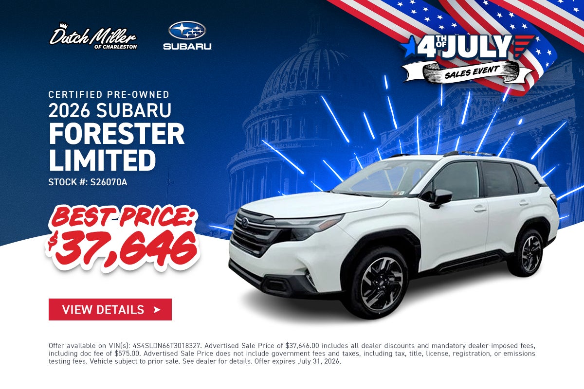 Used 2026 Subaru Forester Limited