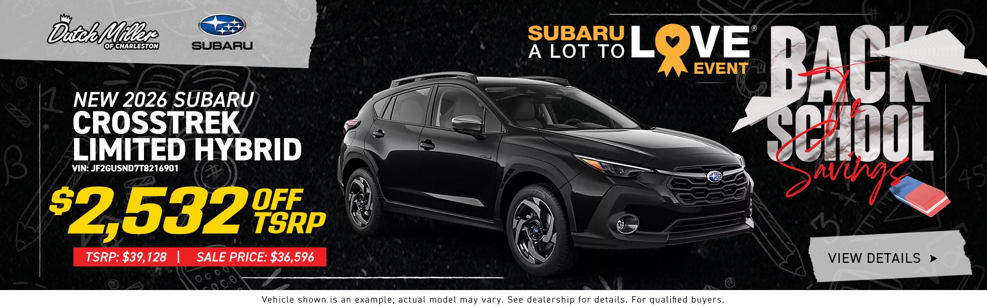  2026 Subaru CROSSTREK Limited Hybrid